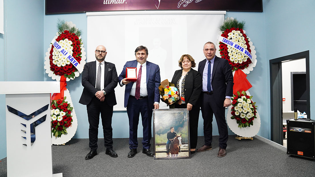 Yaşam Fen Okulları Konferans Salonu’na Yiğit Gençbay’ın Adı Verildi
